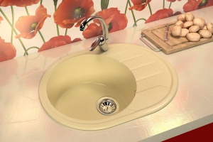 Мойка Лиана 620, латте СМс - 2