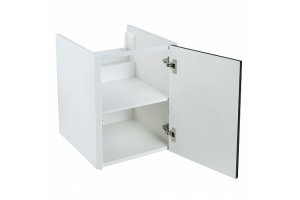 Модуль для тумбы Aquaton Брук 40 белый-темное дерево - 3