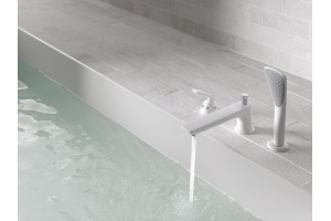 Смеситель для ванны Kludi  белый, хром (524479175) - 2