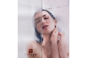 Душевой уголок Vincea Garda 160х80 хром стекло рифленое - 2