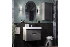 Комплект мебели Aquaton Оливия 70 светлое дерево-серый