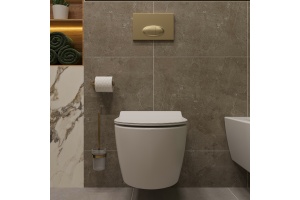 Унитаз подвесной STWORKI Ноттвиль SETK3104-2616 безободковый, с микролифтом, белый - 2