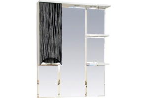 Зеркало Misty Лорд 85 бело-черный L