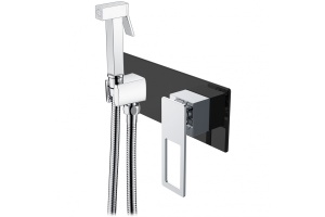 Гигиенический душ Boheme Q черный, хром (147-BCR.2)