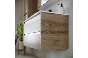 Тумба под раковину Sancos Libra 100 дуб чарльстон (LB100ECH) - 2