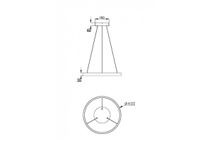 Подвесной светильник Maytoni Rim MOD058PL-L22WK - 3