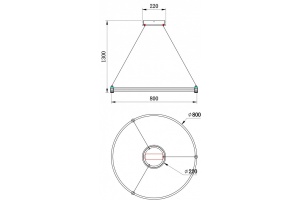 Подвесной светильник Stilfort Tooring 4006/02/01PL - 3