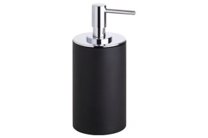 Дозатор для жидкого мыла Bemeta Gamma 145609320 настольный, черный матовый/хром