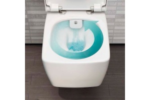 Унитаз подвесной VitrA Metropole 7672B003-1687 с бидеткой и встроенным смесителем - 2