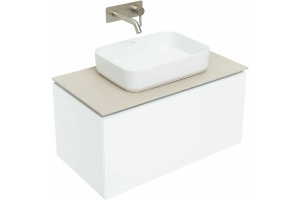 Тумба под раковину Allen Brau Infinity 85 белый матовый - 3