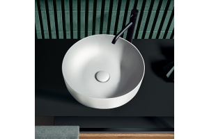 Kerasan Nolita Раковина чаша d 40 h 15см,, без отв под смеситель, цвет белый матовый