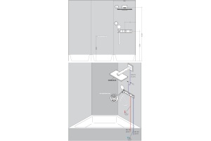 Термостат Hansgrohe RainSelect 15355000 для душа - 3