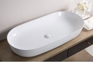 Раковина накладная BelBagno 81 белый (BB1349) - 2