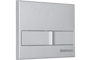 Кнопка смыва Berges Wasserhaus Novum L2 хром, матовый - 2