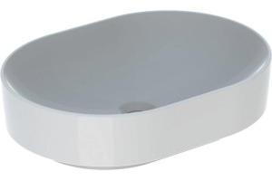 500.774.01.2 VariForm Раковина с установкой на столешницу эллиптической формы, 55х40 см, без отв. под смеситель, без отв.