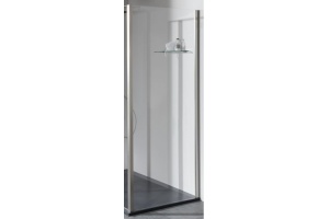 Боковая стенка Allen Brau Priority 80х200 стекло прозрачное профиль серебро матовый 
