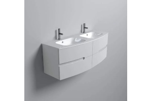 EB1891RU-G1C Nona Мебель с интегрированными ручками, глянцевый белый, 140 см, 4 ящика - 3