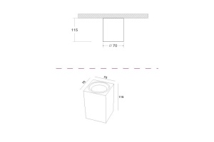 Потолочный светильник Maytoni Alfa C011CL-01B - 2