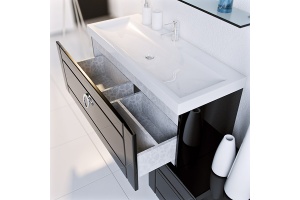 Тумба для комплекта Aqwella 5 stars Инфинити 100 белая - 3