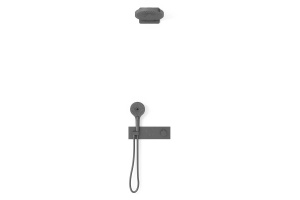 Душевой комплект Vincea Inspire с термостатом темный хром - 2