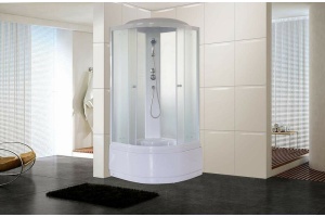 Душевая кабина Parly Tomorrow 80х80 белая стекло матовое - 2