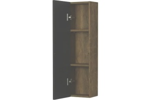 Шкаф подвесной Aquaton Терра 24 светлое дерево-серый - 2