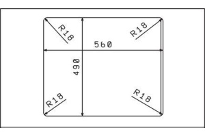 Мойка кухонная Florentina Липси 580К коричневый - 3