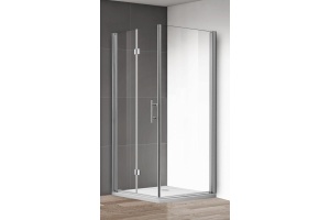 Душевая дверь Cezares Eco 90 хром стекло прозрачное - 2