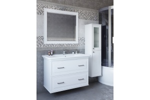 Тумба для комплекта Sanflor Модена 105 подвесная, белая - 2