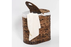 Корзина для белья Wasserkraft L темно - коричневый - 2