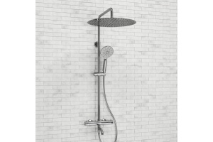 Душевая система WasserKraft 40 с термостатом хром - 2