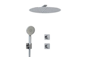 A4651.293.090.117.271.087.127  Встраиваемый комплект для душа с верхней душевой насадкой и лейкой