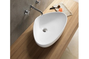 Раковина накладная Ceramalux N белый (9062) - 2