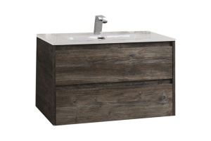 Тумба под раковину BelBagno Kraft 39 50 темное дерево