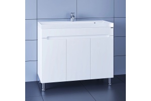 Тумба под раковину напольная Санта Лондон 100 белый - 3