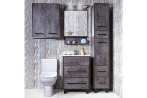 Тумба для комплекта Бриклаер Чили 60 цемент - 2