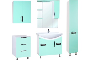 Зеркало-шкаф Bellezza Лагуна 85 R салатовый - 2