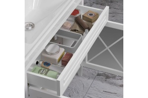 Тумба под раковину Opadiris Палермо 100 белая матовый - 3