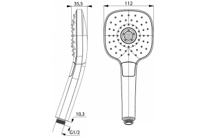 Душевая лейка IDDIS Sena SEN3F00i18 - 3