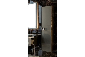 Шкаф - пенал Armadi Art Lucido 35 подвесной серый - 2