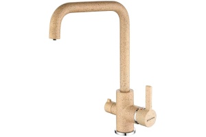 Смеситель Paulmark Logas для кухонной мойки, песок Lo213021-302