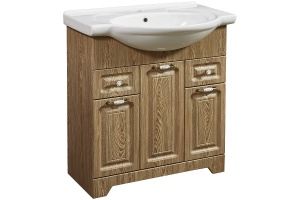 Тумба под раковину Stella Polar Кармела 75 светлое дерево