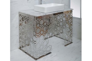 Консоль под раковину Armadi Art Aura 110 хром 