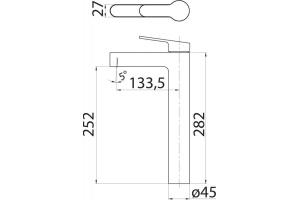 Смеситель BelBagno Delta DEL-LMC-IN для раковины - 2