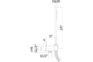 Душевой гарнитур Paffoni Premium ZDUP095NO - 2