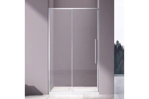 Душевая дверь в нишу Vincea Slim-N 110х195 профиль хром стекло прозрачное