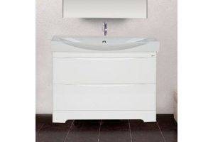 Тумба с раковиной Misty Элвис 105 белая