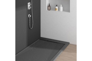 Поддон для душа Vincea VST-4SRL8010A 100x80 антрацит - 2