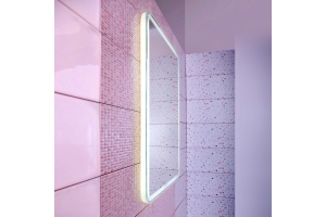 Зеркало Бриклаер Эстель-1 120 с подсветкой, сенсор на корпусе - 2