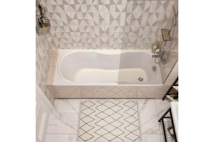 Акриловая ванна DIWO Ярославль 150x70 прямоугольная, пристенная, российская - 2